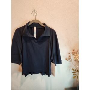 Lululemon- Navy Collared shirt